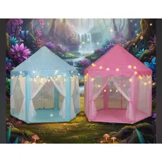 Barraca Infantil Tenda Castelo Das Princesas Com Luz De Led