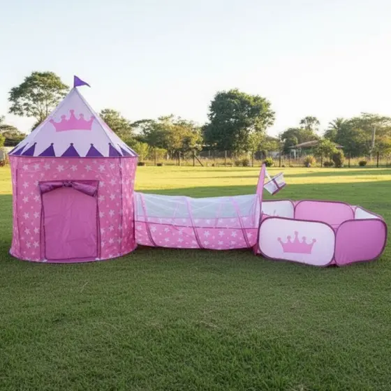 Tenda Infantil Princesa 3 em 1