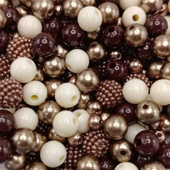 APROX. 300 PEÇAS Blend Mix Pedrarias Tons de Marrom para Brincos Tiaras Artesanato Bijuterias Chinelos