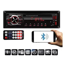 Auto Radio Automotivo Bluetooth 2usb Sd Mp3 Player Som Carro