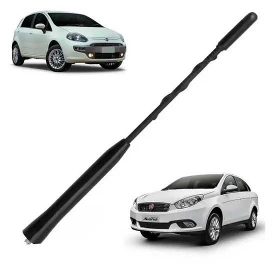 Haste Antena Teto Espiral M5 Novo Palio Grand Siena Punto
