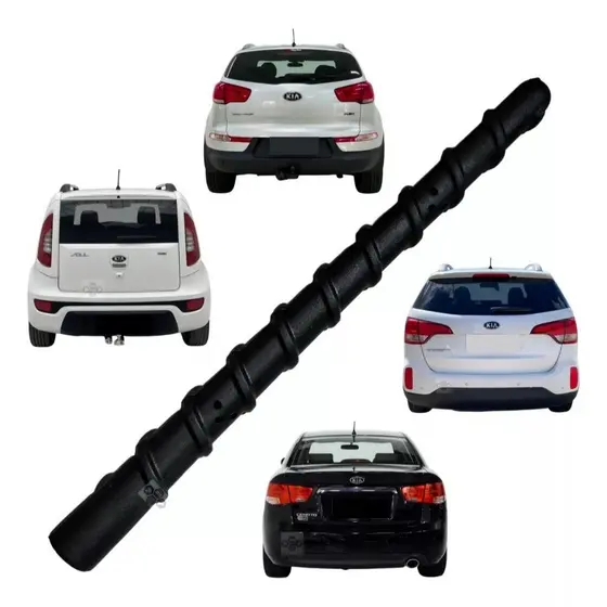 Haste da Antena de Teto Linha Kia Cerato Picanto Sorento Soul Sportage Rosca 5mm Haste 18cm