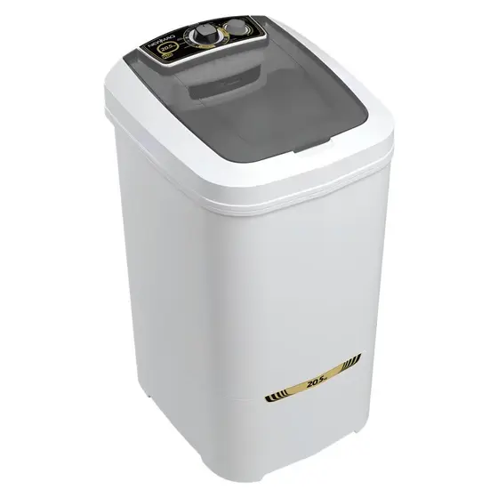 Tanquinho de Lavar Roupa 20,5kg Newmaq 220V Semiautomática com 9 Programas de Lavagem Branco