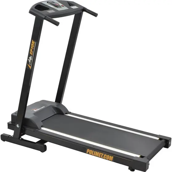 Esteira Elétrica EP-10K Dobrável Polimet Profissional Residencial Fitness BIVOLT Cor Preto