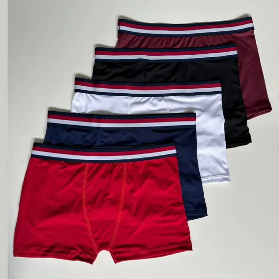 CUECAS BOXER ADULTO MASCULINA MICROFIBRA  CUECA BOX ADULTO MICROFIBRA LISA