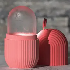 Massageador IceA Rolo Para Rosto Material de Silicone Tratamento de Poros e Rugas LOJA BELEZINHA