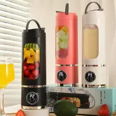 Liquidificador Portátil Recarregável 8 Lâminas 450ml - 1200mAh.