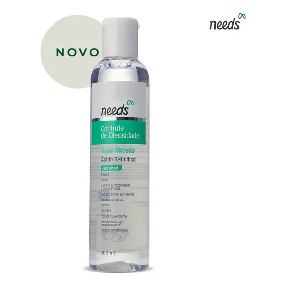 Água Micelar Needs Controle de Oleosidade 200ml ou 120ml