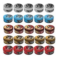 Kit 15 Cera Pomada Modeladora Vision Barber Shop 70g Barba Cabelo Bigode