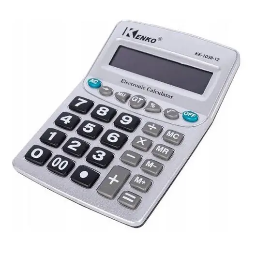 Calculadora convencional de mesa grande de 12 dígitos Alfacell KK-1038 TG