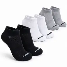 Kit 3/6/12 Pares Meia Soquete Invisível Dry Fitness Algodão Respirável Antiodor Unissex 37-43