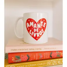 Caneca Amante de Livros | Caneca Literária Fofa para Leitores e Book Lovers