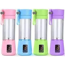 Mini liquidificador portátil usb suco shake 6 lâminas