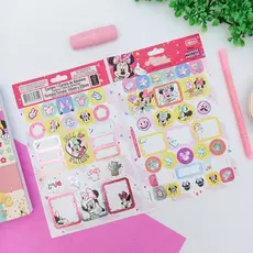 Adesivo Decorado Duplo Minnie Metalizado 145mm x 232mm - Tilibra