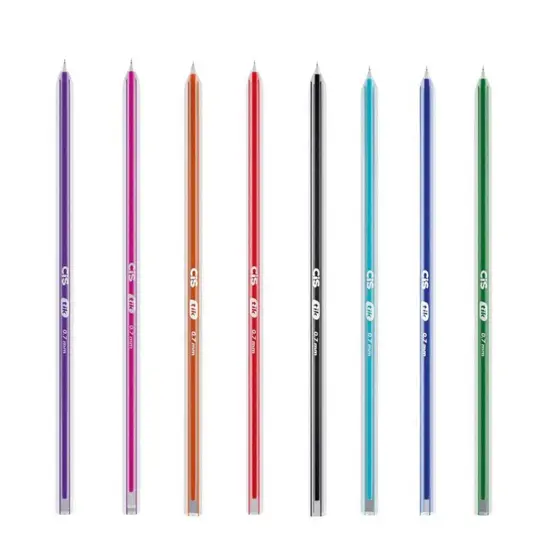 Caneta Esferográfica Colorida Tik 0.7mm Ponta Fina - Cis
