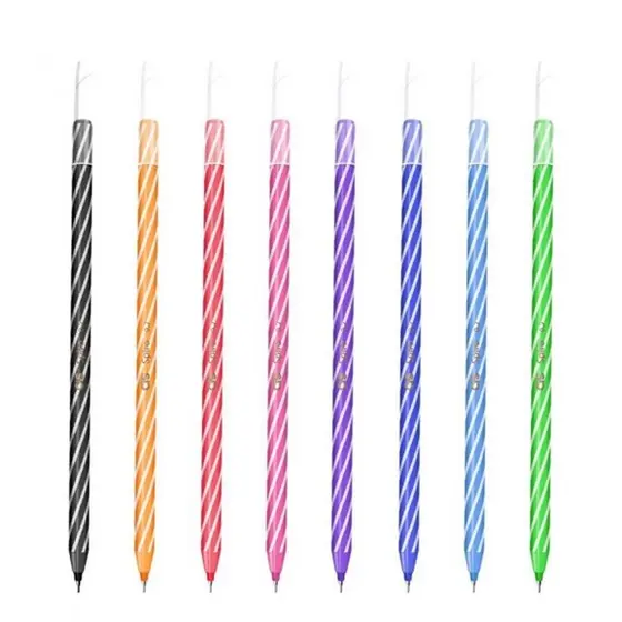 Caneta Esferográfica Spiro Tradicional Ponta Agulha 0.7 mm / Caneta Colorida / Papelaria - CIS