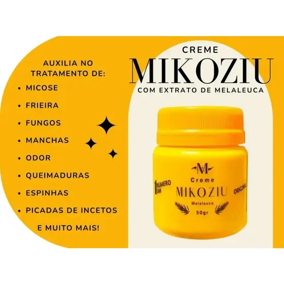Pomada Micosan Original Mikoziu - Clareador de Manchas Facial 50g Cicatrizante melasma