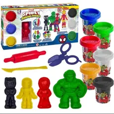 Brinquedo Marvel - Kit Massinha Spidey Amigos Cotiplás