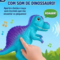 Dino Brinquedo que faz Barulho De Dinossauro , World Baby Cotiplás