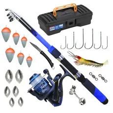 Kit Pesca Completo Vara + Molinete e acessórios