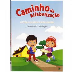 Livro Caminho Da Alfabetização Cartilha De Apoio Escolar = 96pgs = Minha Primeira Cartilha