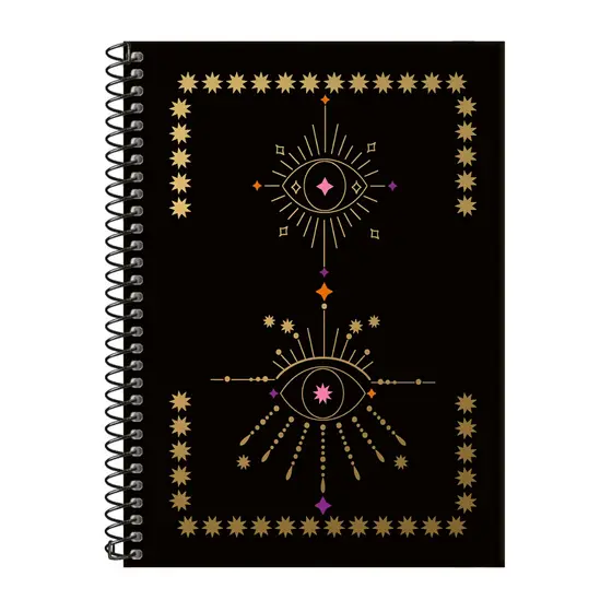 Caderno Capa Dura Colegial Amuleto Olho Grego