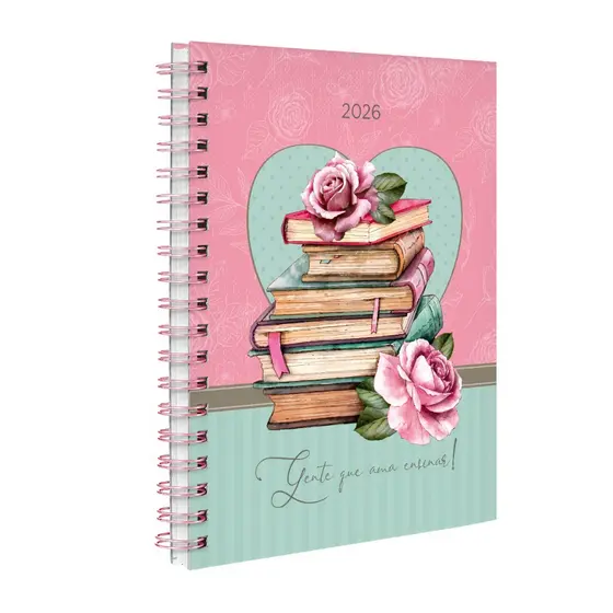 Agenda Planner Semanal 2026 Professores Livros