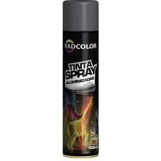 Tinta Spray - Grafite Metálico - Aluminizadas (400 ml) Radnaq