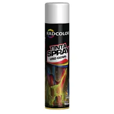 Tinta Spray - Branco Brilhante - Uso Geral (400 ml) Radnaq