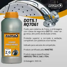 Fluído Para Freio Dot 5.1 (500 Ml) Radnaq