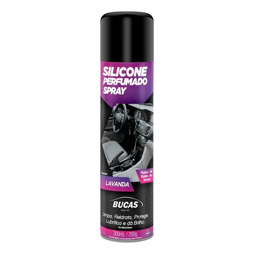 Silicone Spray Bucas Perfumado 300ml Rodabrill - Lavanda