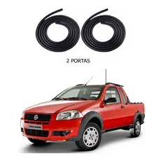 Kit 2 Borrachas Vedação Strada 2010 211 2012 2013 2014 2015.