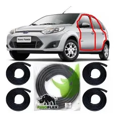 Kit 4 Borrachas De Porta Lateral Fiesta 2009 2010 2011 2012