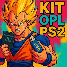 kit o.p.l pendrive com jogos de p.s.2 mídia digital