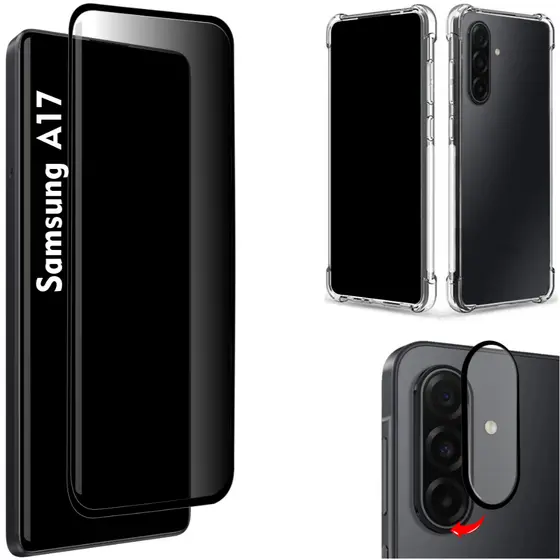 Película Privacidade Fosca Para Samsung A17 - Protetor de Câmera - Capinha Case Anti Shok