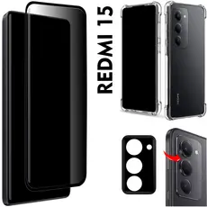 Película Privacidade Fosca Para Redmi 15 - Película da Câmera - Capinha Case Anti Shok