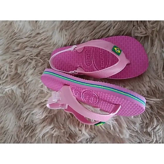 chinelo havanza menino menina bebê conforto