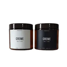 Frasco Pote para Creme Ambar 500 gramas com tampa Bemhaus