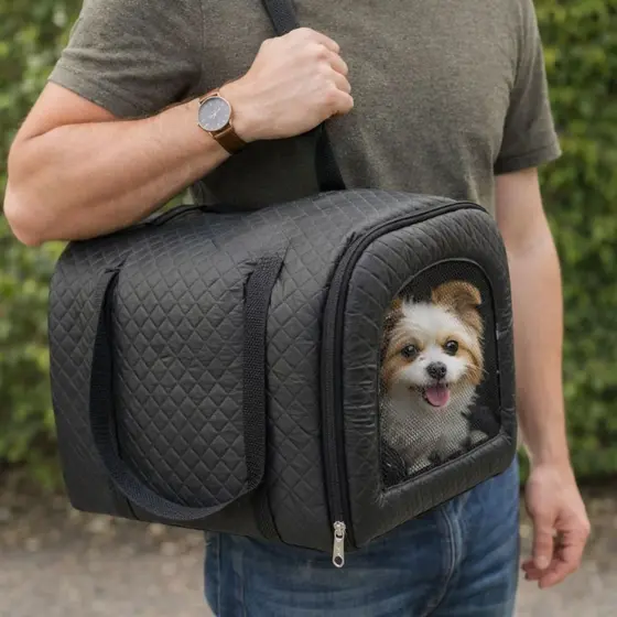 Casa E Bolsa De Transporte Pet Cachorro Gato Tamanhos P M G
