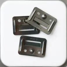 Presilha De Aluminio Para Painel Ripado Wpc Kit 100 Clipes