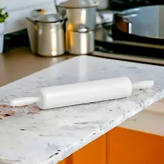 Rolo De Massa Profissional Maciço Pesado Pão Pizza Macarrão Lasanha Cozinha Alto Padrão