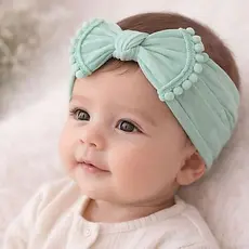 TURBANTE BABY|FAIXA NA MEIA DE SEDA DE 0 A 24 MESES
