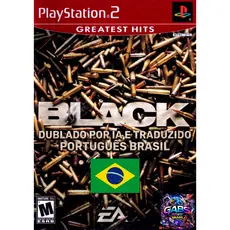 🔫 Black - Dublado e Traduzido em Português PT BR PS2 DVD – Jogo de Tiro Classico PS2 - PlayStation 2 Desbloqueado