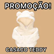 Blusa de Frio Bebe RN Quentinho Casaco Touca Unissex Orelhinha Menino Menina Teddy Carneirinho Teddy Frio Capuz Inverno