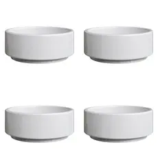 Kit Porta Patê Porcelana Branca Tigelinhas 70ml Manteigueira Restaurante Lanchonete Hotel