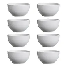 Kit Cumbucas Capri 400ml Porcelana Tigela Sopa Caldo Açai Porcelana Branca Atacado Oferta