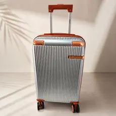 Mala de Bordo 10kg Cinza ABS com Rodas 360° e Cadeado TSA