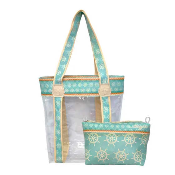 Bolsa Feminina Nécessaire Feminina Praia Impermeável Resistente Moda Praia Iate Magicc Bolsa BN-217