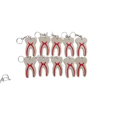 Chaveiro Dente Emborrachado ( Atacado )