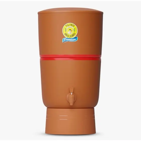 Filtro São João Premium 12L (sendo 6L em cima e 6L embaixo) acompanha 2 boias, 2 velas, torneira e tampa